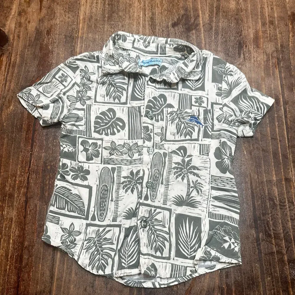 Tommy Bahama Hawaiian Shirt sz 2T